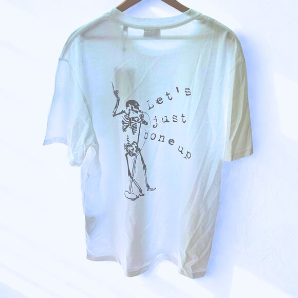 THE KOOPLES 🏷️ "Let's just bone up" White Skeleton Graphic T-Shirt - Picture 2 of 4